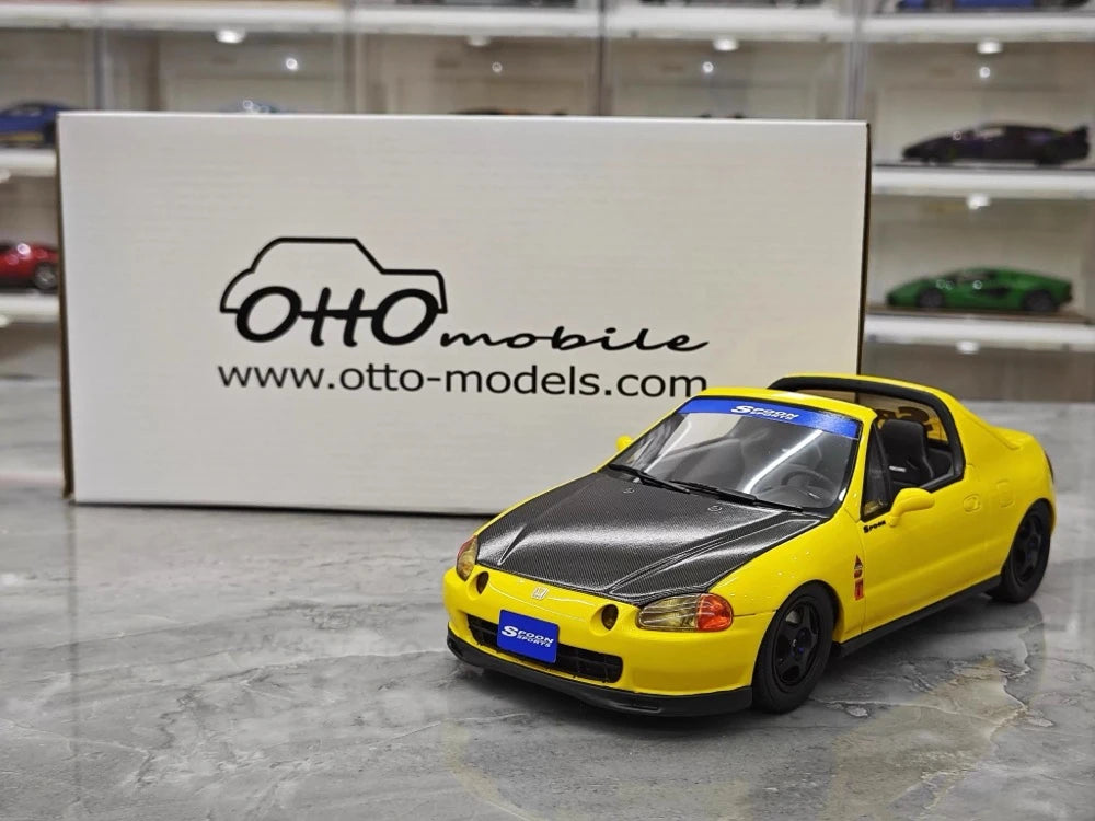 [OTTO] 1:18 Honda 1992 CR-X Del Sol Spoon sportiva modellino di auto resina