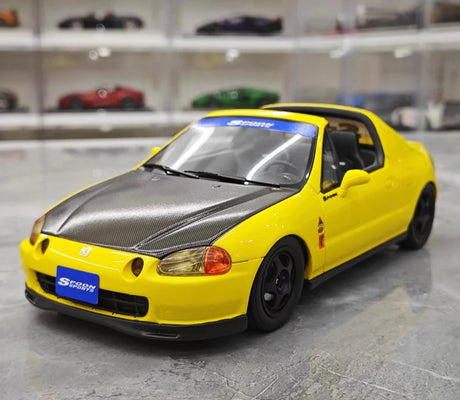 [OTTO] 1:18 Honda 1992 CR-X Del Sol Spoon Sports Model Car Resin