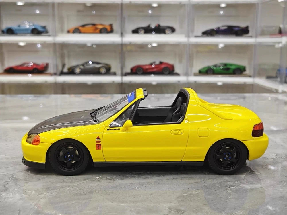 [OTTO] 1:18 Honda 1992 CR-X Del Sol Spoon Sports Model Car Resin