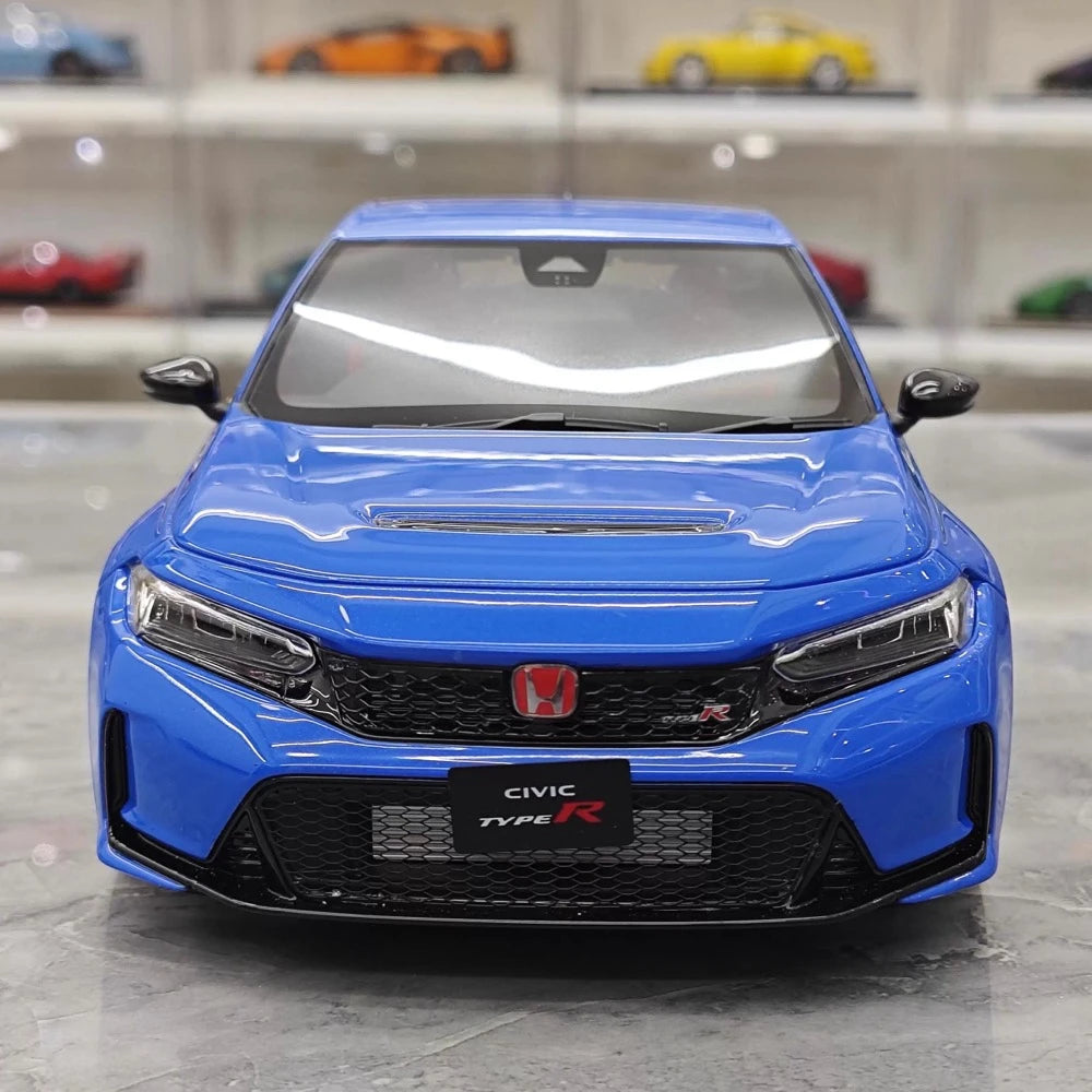 [OTTO] 1:18 Honda 2023 Civic Type R FL5 Blue Model Car Resin