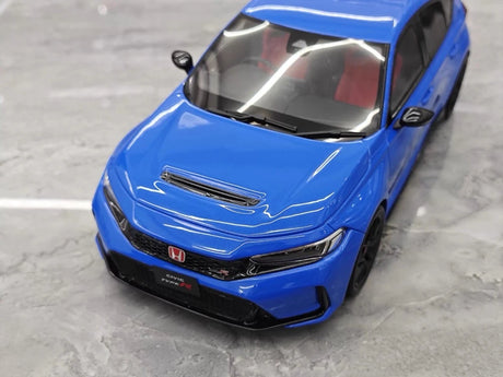 [OTTO] 1:18 Honda 2023 Civic Type R FL5 Blue Model Car Resin