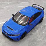 [OTTO] 1:18 Honda 2023 Civic Type R FL5 Blue Model Car Resin