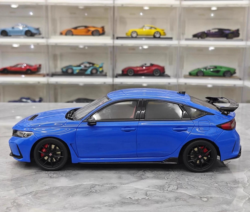[OTTO] 1:18 Honda 2023 Civic Type R FL5 Blue Model Car Resin