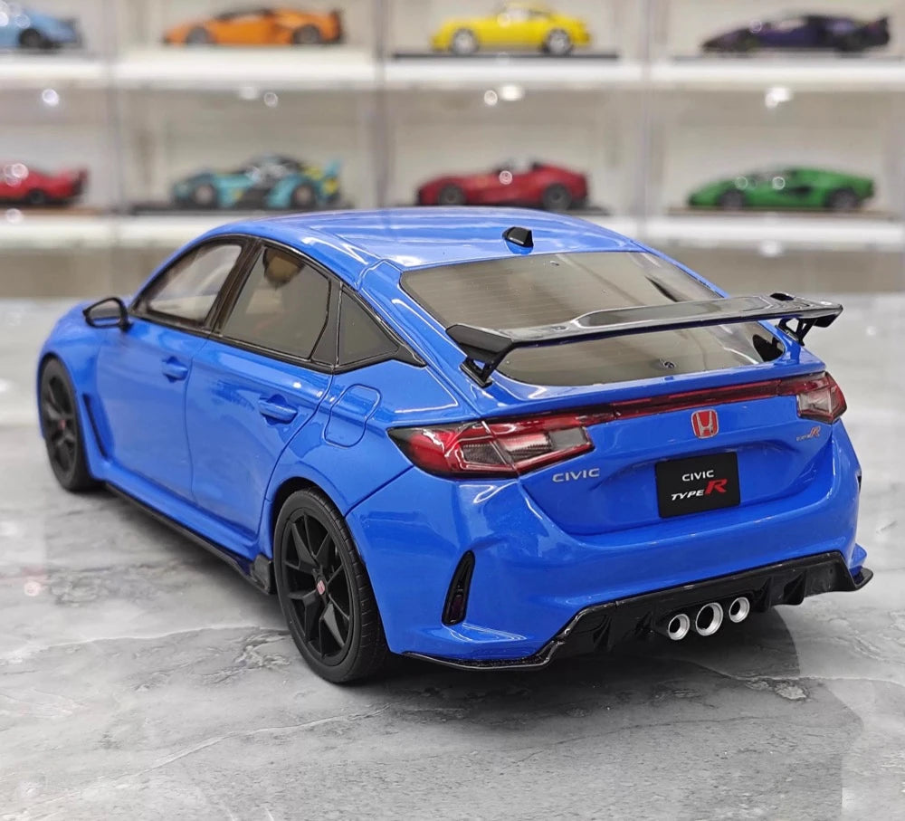 [OTTO] 1:18 Honda 2023 Civic Type R FL5 Blue Model Car Resin