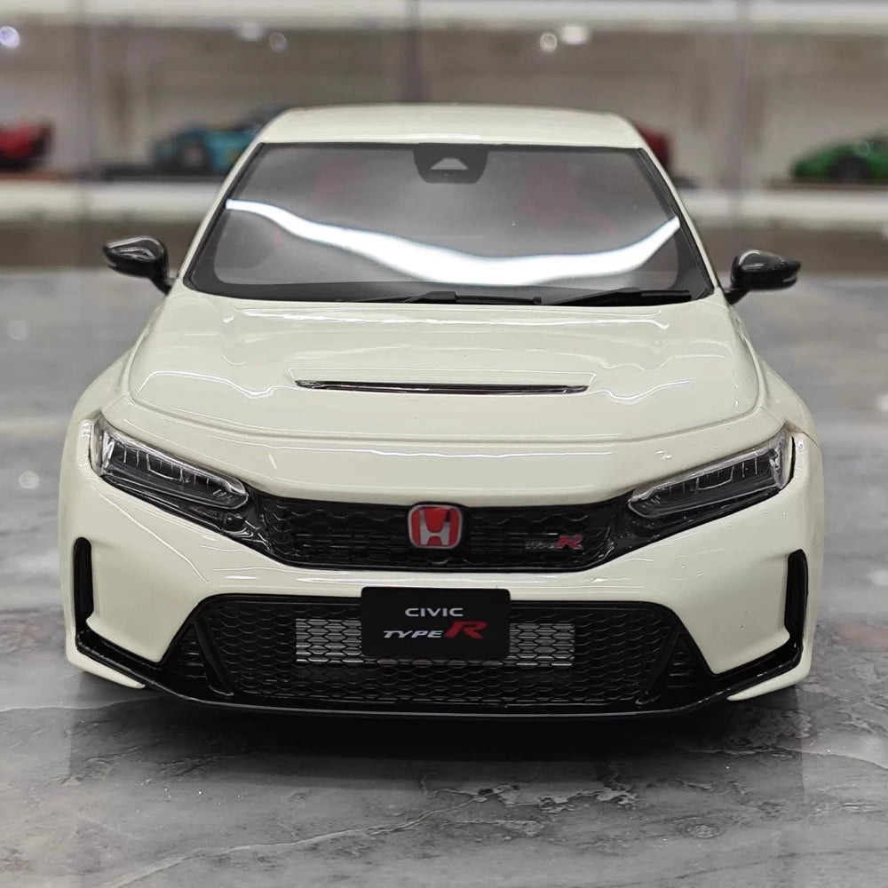 [OTTO] 1:18 Honda 2023 Civic Type R FL5 bianco modellino di auto resina