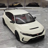 [OTTO] 1:18 Honda 2023 Civic Type R FL5 bianco modellino di auto resina