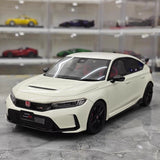 [OTTO] 1:18 Honda 2023 Civic Type R FL5 bianco modellino di auto resina