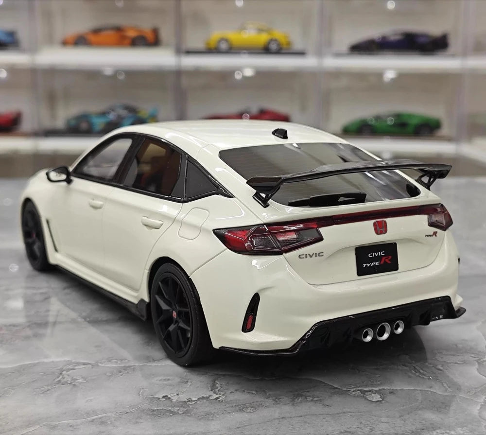 [OTTO] 1:18 Honda 2023 Civic Type R FL5 bianco modellino di auto resina