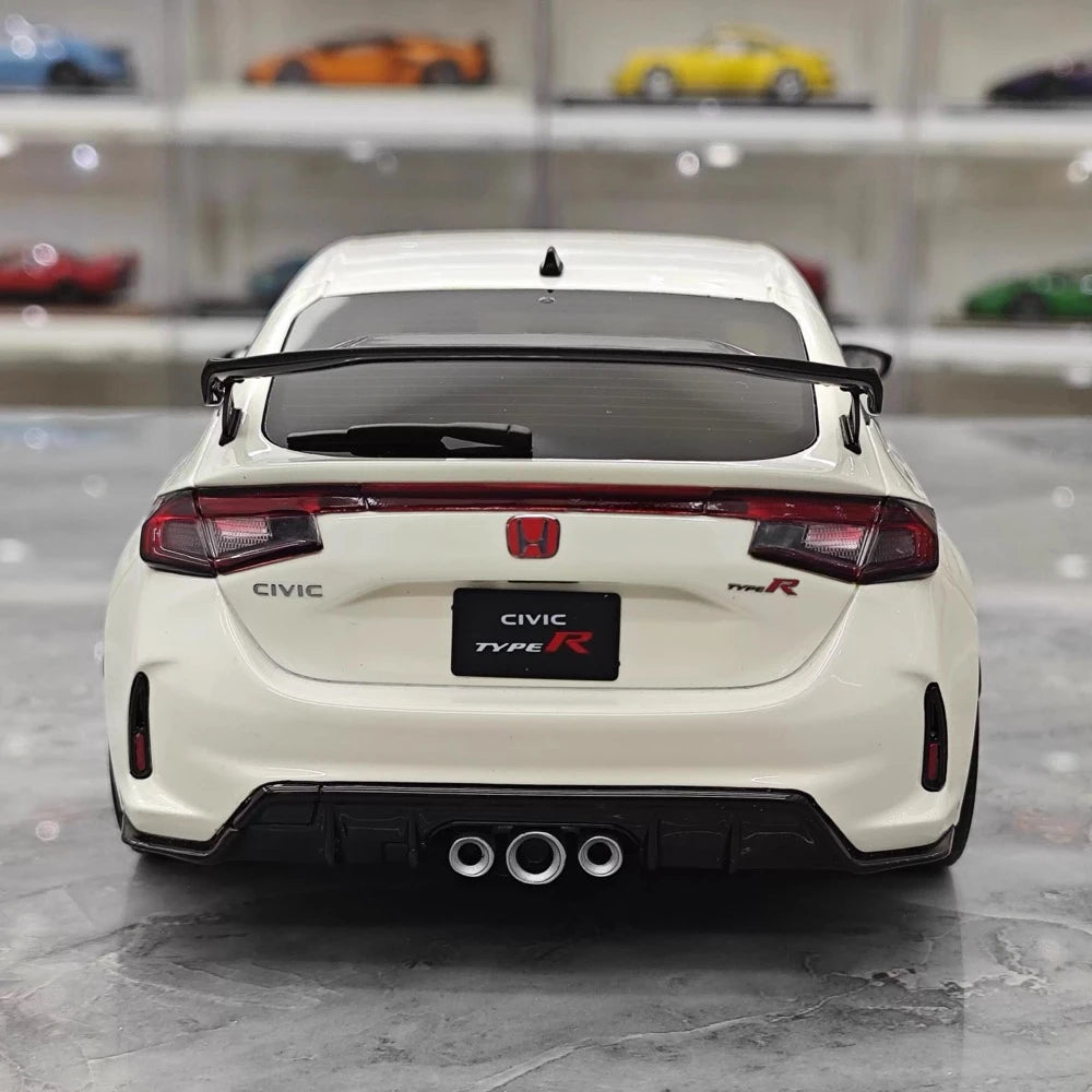 [OTTO] 1:18 Honda 2023 Civic Type R FL5 bianco modellino di auto resina