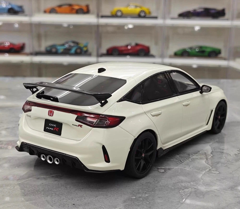 [OTTO] 1:18 Honda 2023 Civic Type R FL5 bianco modellino di auto resina