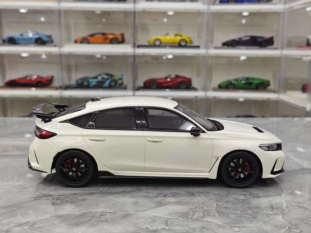 [OTTO] 1:18 Honda 2023 Civic Type R FL5 bianco modellino di auto resina