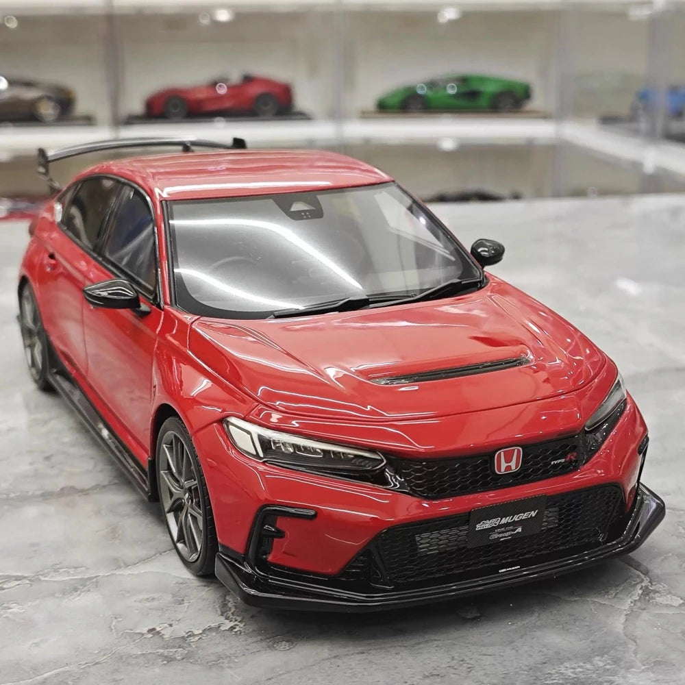 [OTTO] 1:18 Honda 2023 Civic Typ R FL5 röd modellbil resin
