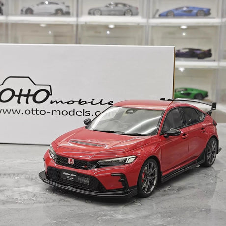 [OTTO] 1:18 Honda 2023 Civic Type R FL5 Red Model Car Resin