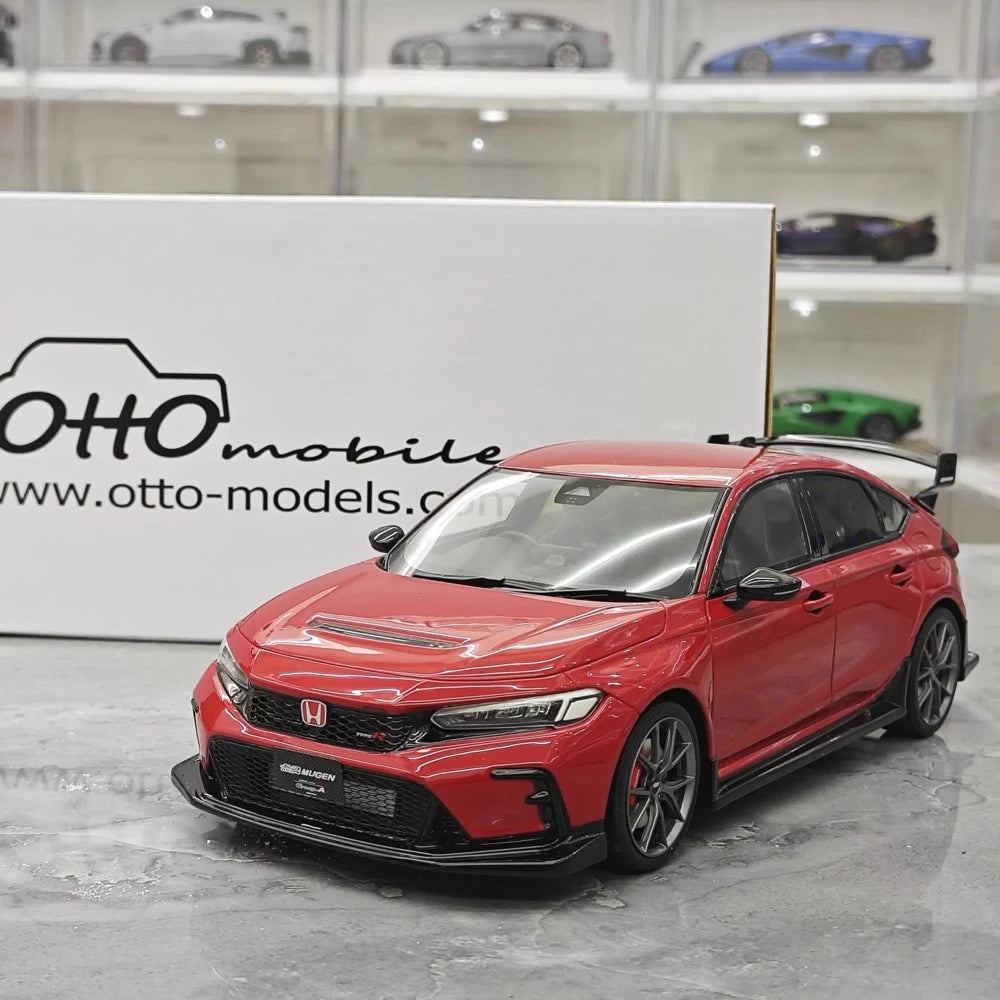 [OTTO] 1:18 Honda 2023 Civic Type R FL5 Red Model Car Resin