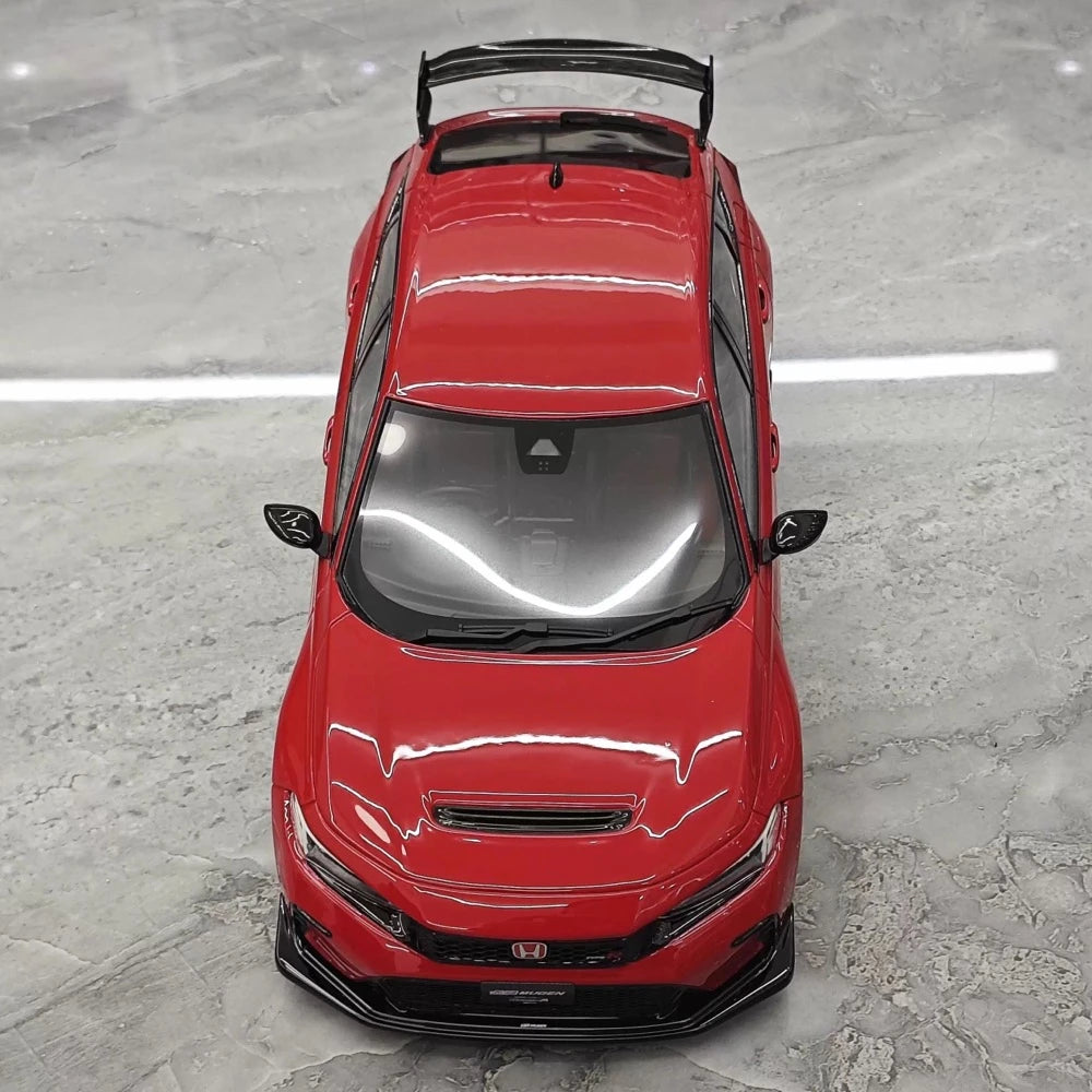 [OTTO] 1:18 Honda 2023 Civic Type R FL5 Red Model Car Resin