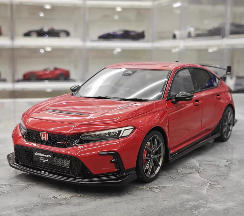 [OTTO] 1:18 Honda 2023 Civic Type R FL5 Red Model Car Resin