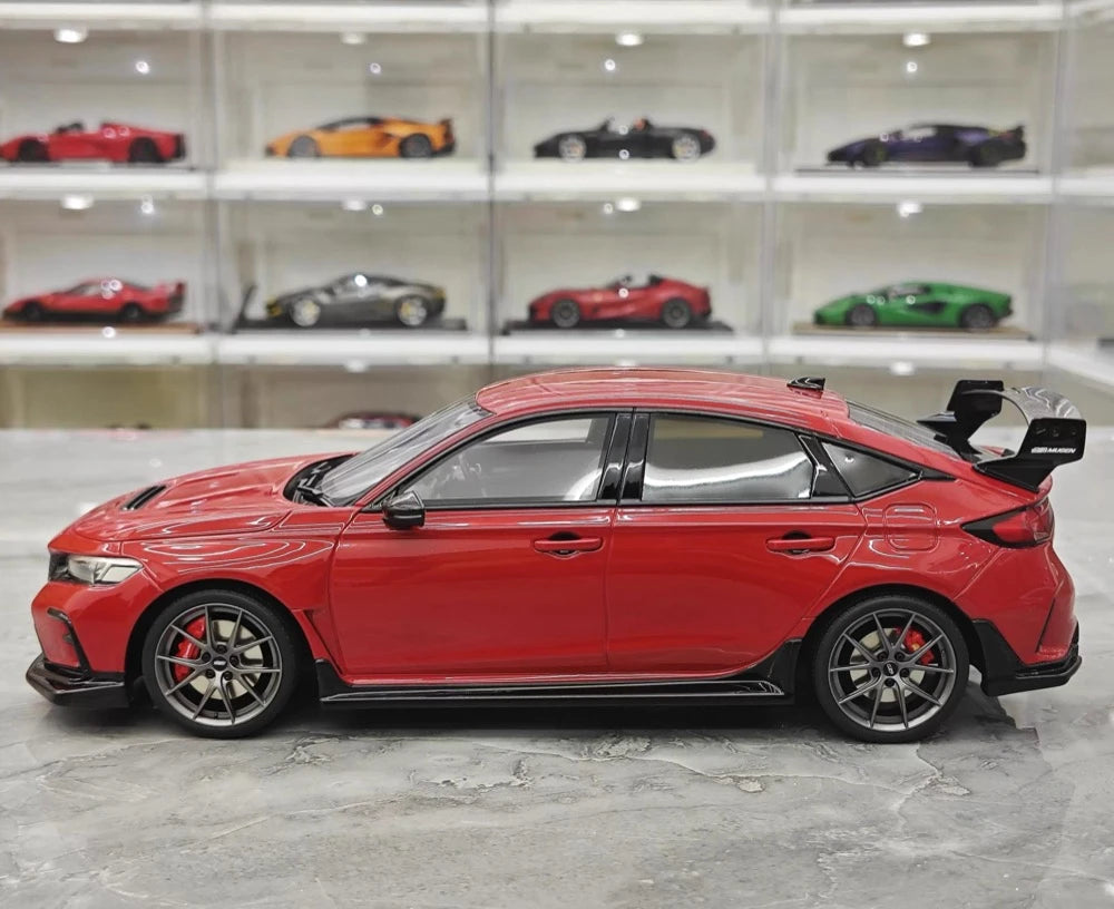 [OTTO] 1:18 Honda 2023 Civic Type R FL5 Red Model Car Resin