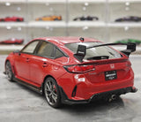 [OTTO] 1:18 Honda 2023 Civic Typ R FL5 röd modellbil resin