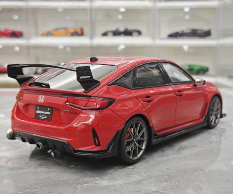 [OTTO] 1:18 Honda 2023 Civic Type R FL5 Red Model Car Resin