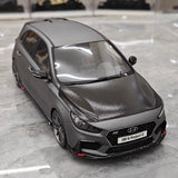 [OTTO] 1:18 Hyundai 2019 i30 N Project C Gray Model Car Resin