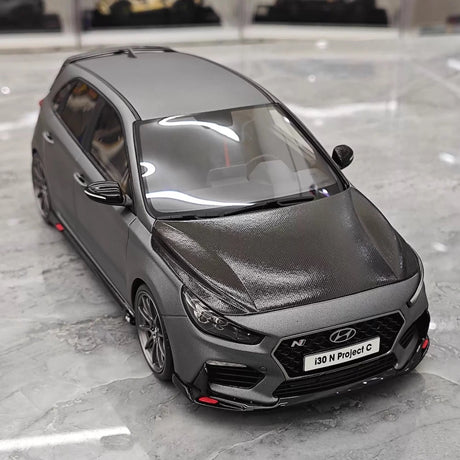 [OTTO] 1:18 Hyundai 2019 i30 N Project C Gray Model Car Resin