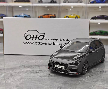 [OTTO] 1:18 Hyundai 2019 i30 N Project C Gray Model Car Resin