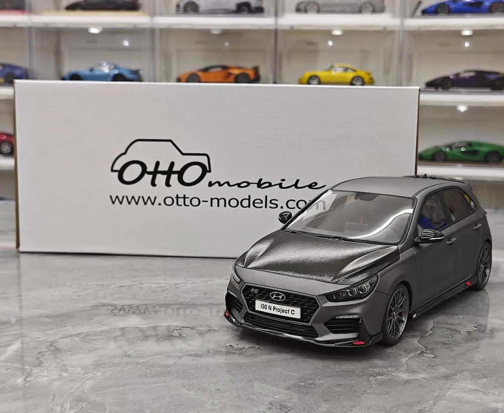 [OTTO] 1:18 Hyundai 2019 i30 N Project C Gray Model Car Resin