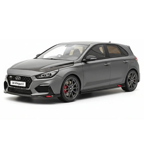 [OTTO] 1:18 Hyundai 2019 i30 N Project C Gray Model Car Resin