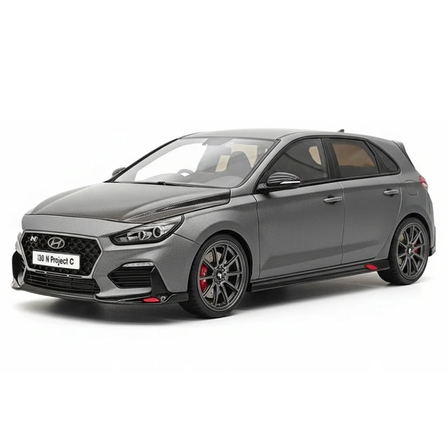 [OTTO] 1:18 Hyundai 2019 i30 N Project C Gray Model Car Resin