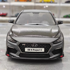 [OTTO] 1:18 Hyundai 2019 i30 N Project C Gray Model Car Resin