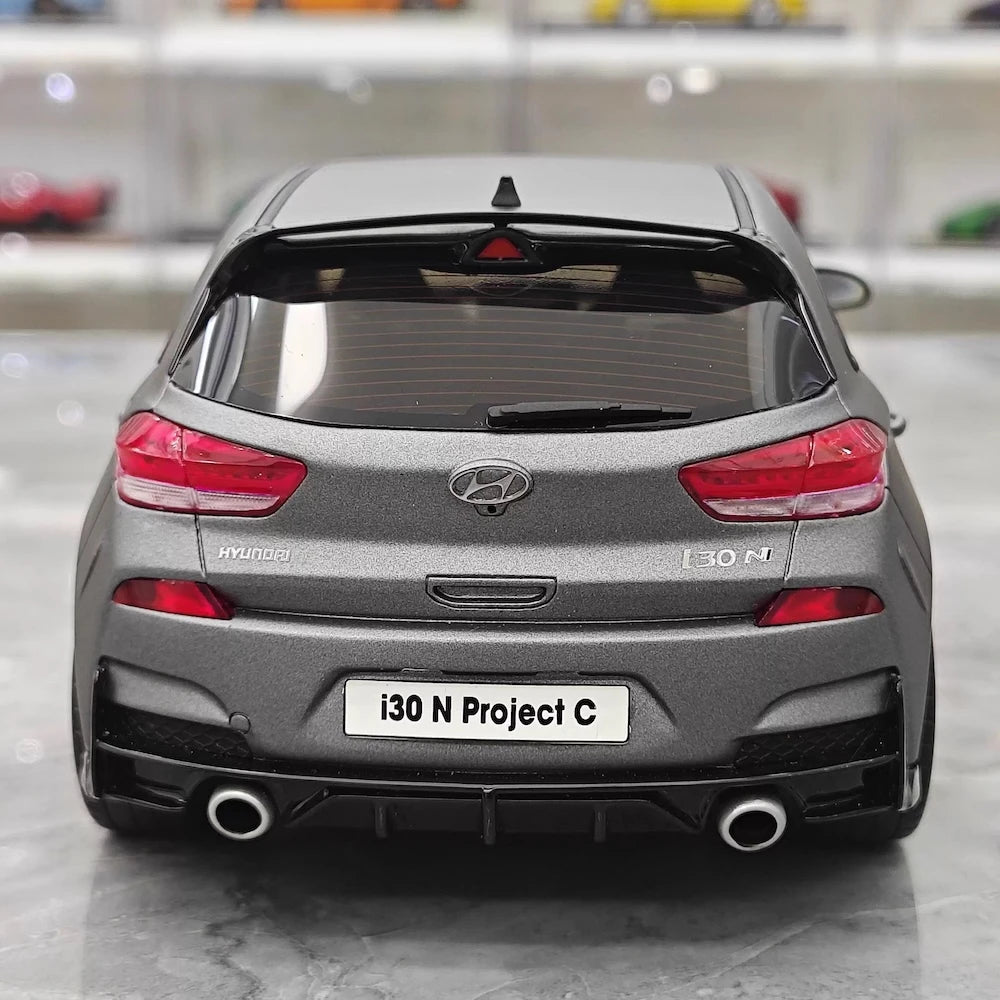 [OTTO] 1:18 Hyundai 2019 i30 N Project C Gray Model Car Resin