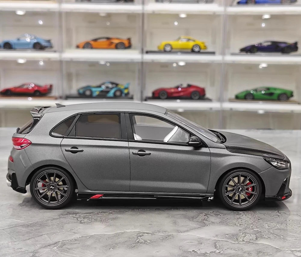[OTTO] 1:18 Hyundai 2019 i30 N Project C Gray Model Car Resin