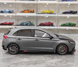 [OTTO] 1:18 Hyundai 2019 i30 N Project C Gray Model Car Resin
