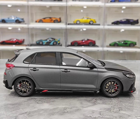 [OTTO] 1:18 Hyundai 2019 i30 N Project C Gray Model Car Resin