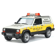 [OTTO] 1:18 Jeep 1990 Cherokee Renault Assistance Model Car Resin