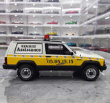 [OTTO] 1:18 Jeep 1990 Cherokee Renault Assistance modellbil harts