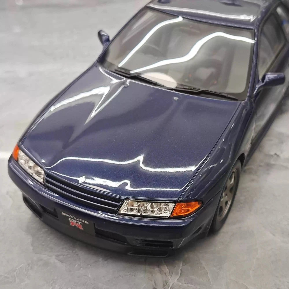 [OTTO] 1:18 Nissan Skyline GT-R R32 Blue Model Car Resin