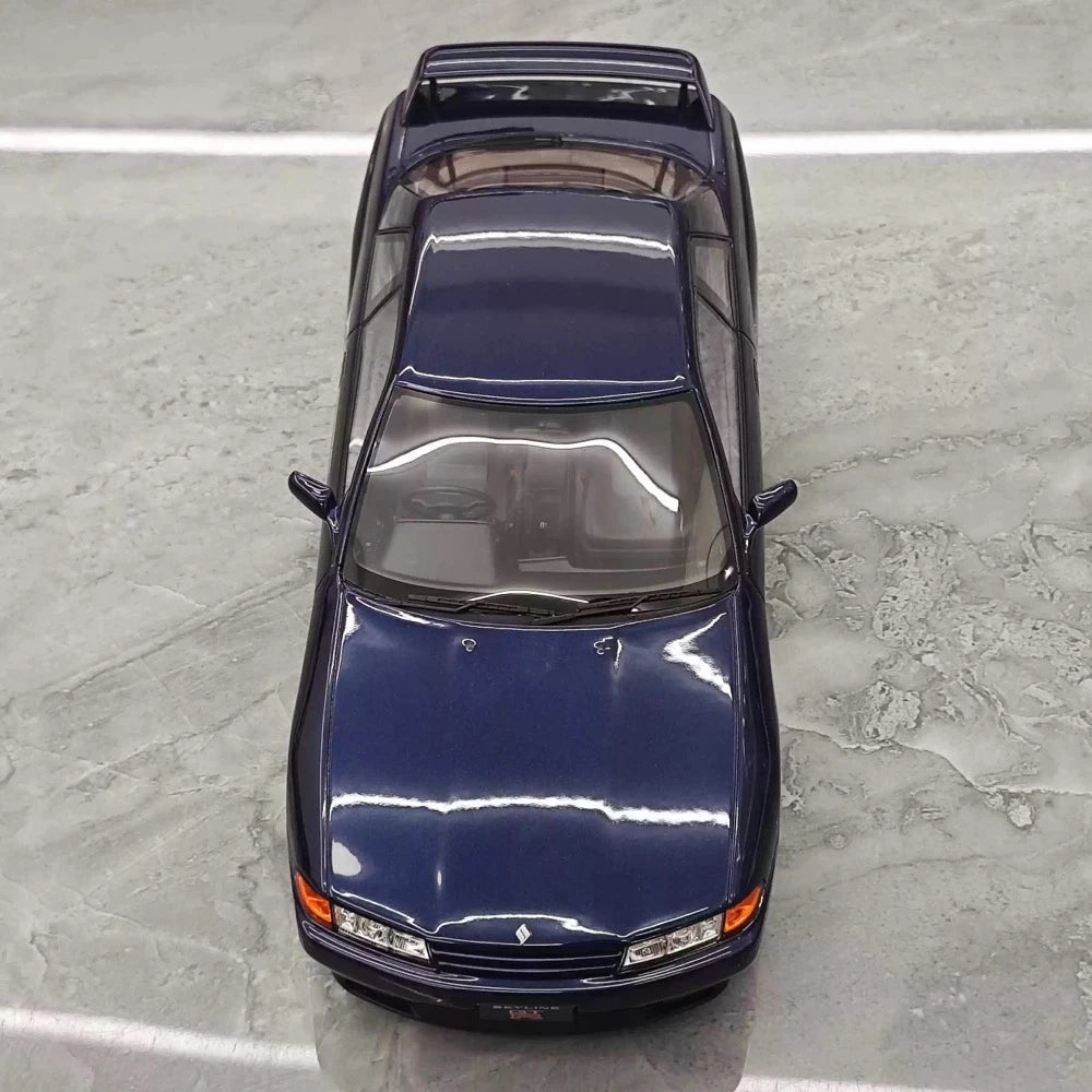 [OTTO] 1:18 Nissan Skyline GT-R R32 Blue Model Car Resin