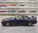 [OTTO] 1:18 Nissan Skyline GT-R R32 Blue Model Car Resin