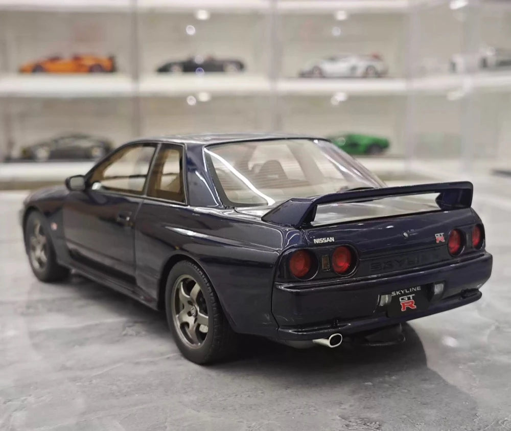 [OTTO] 1:18 Nissan Skyline GT-R R32 Blue Model Car Resin