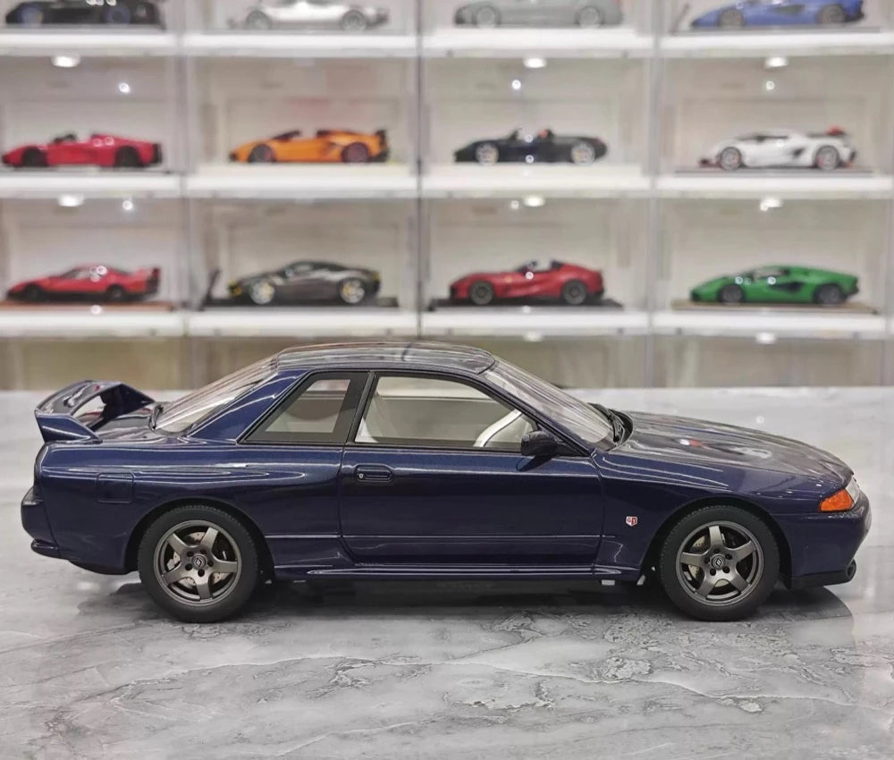 [OTTO] 1:18 Nissan Skyline GT-R R32 Blue Model Car Resin
