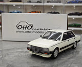 [OTTO] 1:18 Peugeot 1989 505 V6 White Model Car Resin