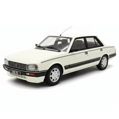 [OTTO] 1:18 Peugeot 1989 505 V6 White Model Car Resin