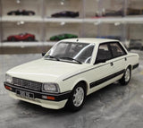 [OTTO] 1:18 Peugeot 1989 505 V6 White Model Car Resin
