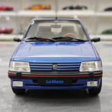 [OTTO] 1:18 Peugeot 1991 205 1.9 GTI bleu voiture miniature Resin