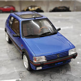 [OTTO] 1:18 Peugeot 1991 205 1.9 GTI bleu voiture miniature Resin