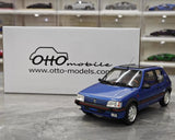 [OTTO] 1:18 Peugeot 1991 205 1.9 GTI bleu voiture miniature Resin
