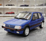 [OTTO] 1:18 Peugeot 1991 205 1.9 GTI bleu voiture miniature Resin