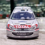 [OTTO] 1:18 Peugeot 2002 206 WRC Panizzi #3 Model Car Resin / Closed Body