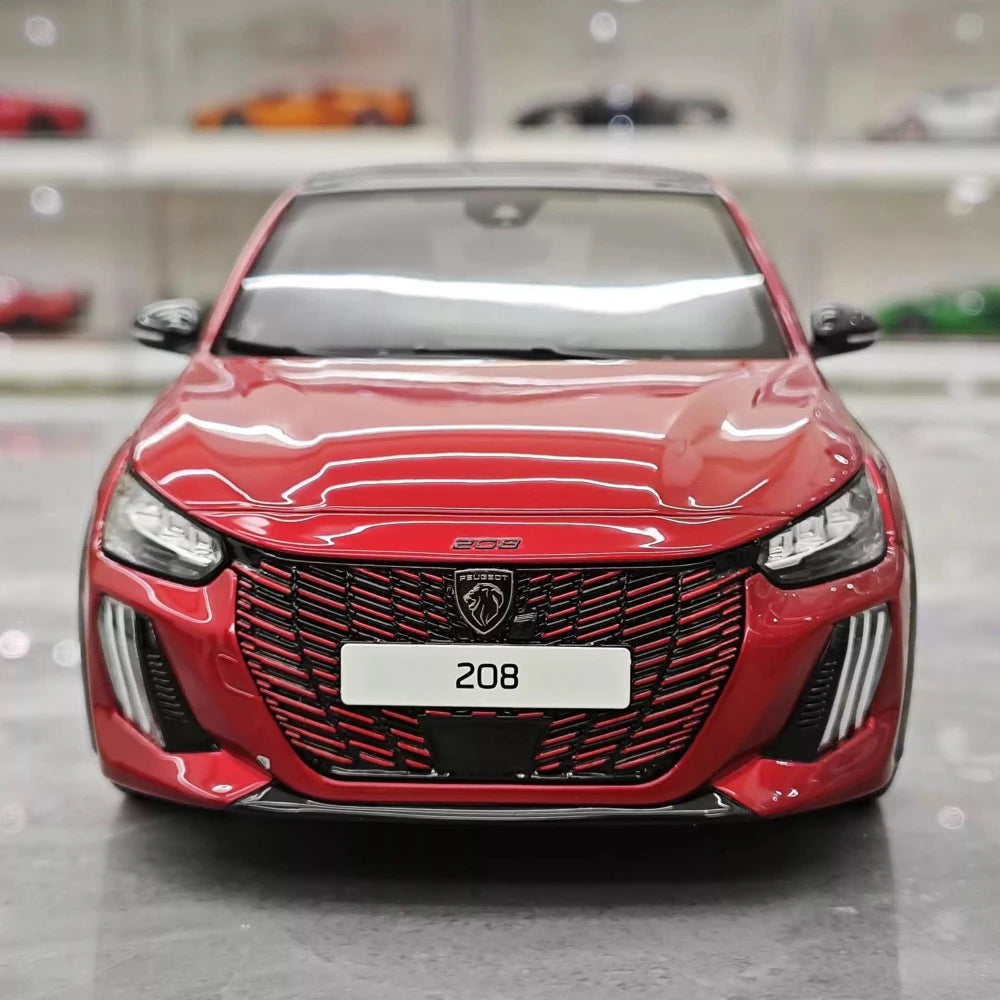 [OTTO] 1:18 Peugeot 2020 208 GT rosso modellino di auto resina